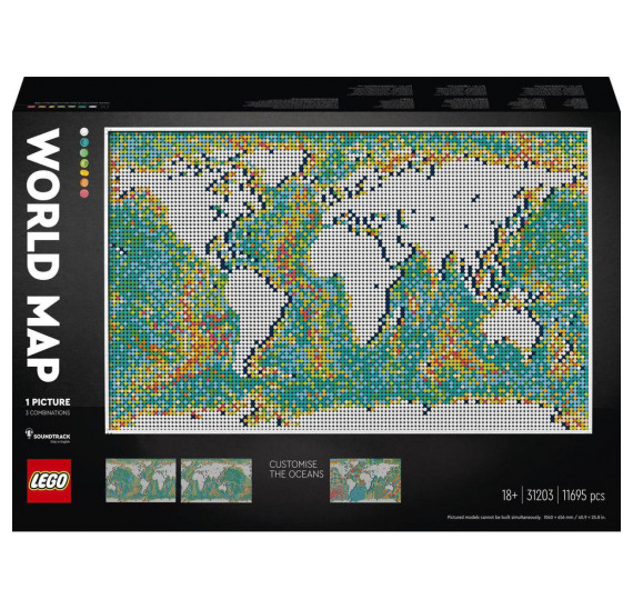 LEGO® Art 31203 Mapa světa