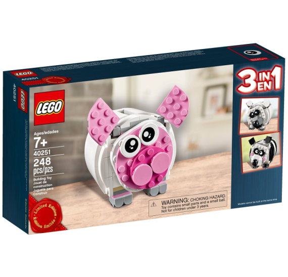 Lego 40251 Prasátko na peníze - balení 