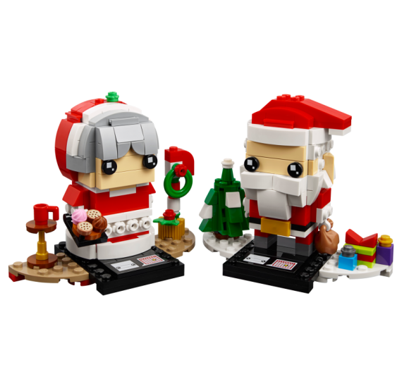 LEGO BrickHeadz 40274 Pan a paní Santa Clausovi - detail