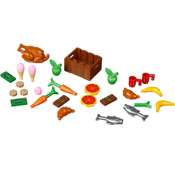 LEGO XTRA 40309 Doplňkové dílky – Jídlo - detail 