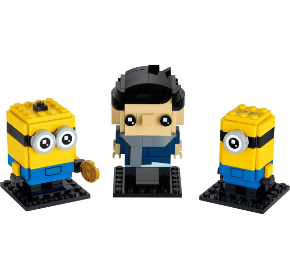 LEGO BrickHeadz 40420 Gru, Stuart a Otto