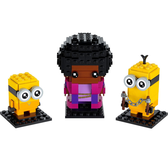 LEGO BrickHeadz 40421 Belle Bottom, Kevin a Bob