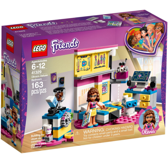 Lego Friends 41329 Olivia a její luxusní ložnice - balení 