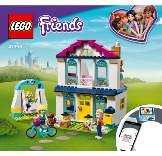 LEGO Friends 41398 Stephanie a její dům