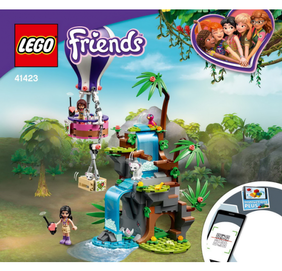 LEGO Friends 41423 Záchrana tygra v džungli