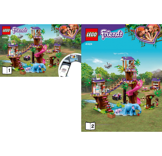 Lego Friends 41424 Základna záchranářů v džungli