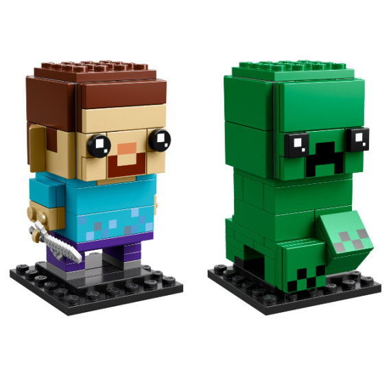 LEGO BrickHeadz 41612 Steve a Creeper - detail