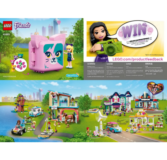 LEGO Friends 41665 Stephanie a její kočičí boxík