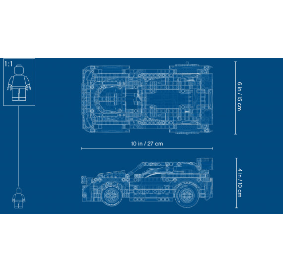 LEGO Technic 42109 RC Top Gear závodní auto