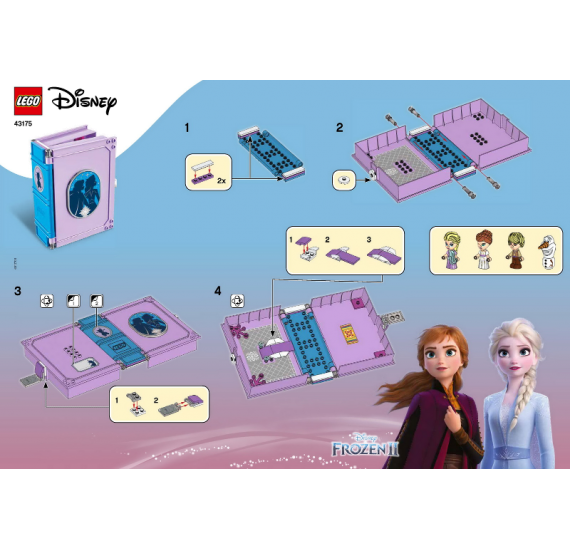 LEGO Disney 43175 Anna a Elsa a jejich pohádková kniha dobrodružství