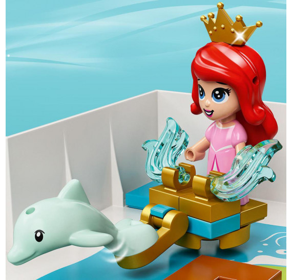 LEGO® I Disney Princess™  43193 Ariel, Kráska, Popelka a Tiana a jejich pohádková kniha dobrodružství