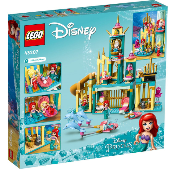 LEGO Disney 43207 Arielin podvodní palác