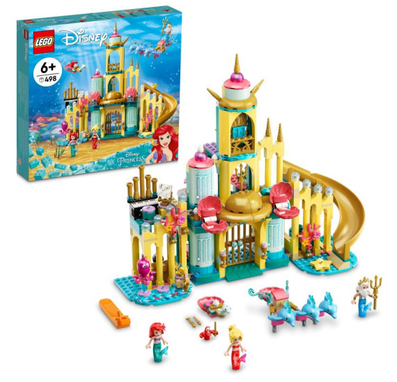 LEGO Disney 43207 Arielin podvodní palác