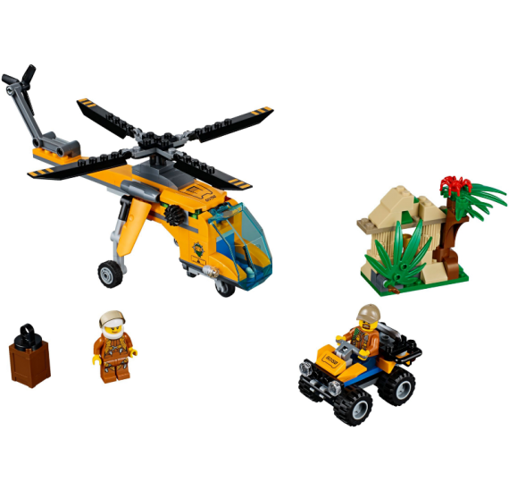 Lego City 60158 Nákladní helikoptéra do džungle - detail