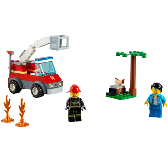  Lego City 60212 Grilování a požár - detail 
