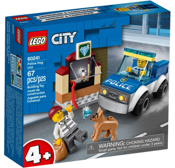 LEGO City 60241 Jednotka s policejním psem