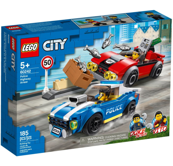 LEGO City 60242 Policejní honička na dálnici - balení 