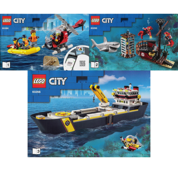 LEGO City 60266 Oceánská průzkumná loď