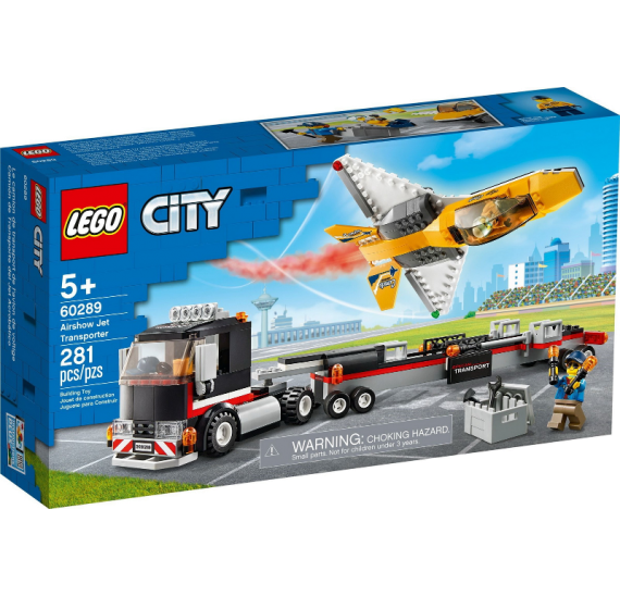 LEGO City 60289 Transport akrobatického letounu