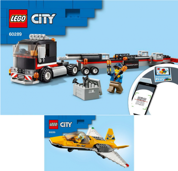 LEGO City 60289 Transport akrobatického letounu