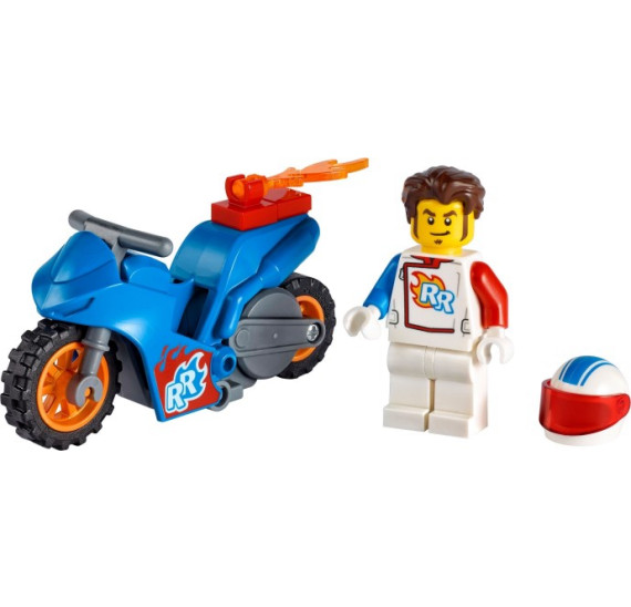 LEGO City 60298 Kaskadérská motorka s raketovým pohonem