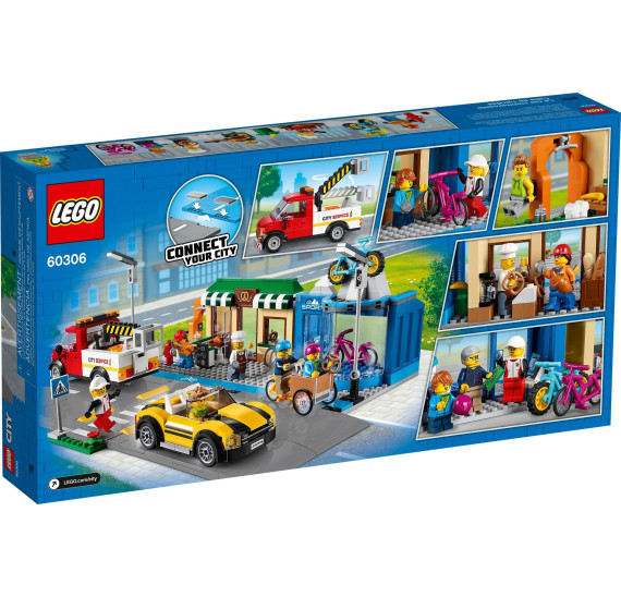 LEGO City 60306 Ulice s obchůdky