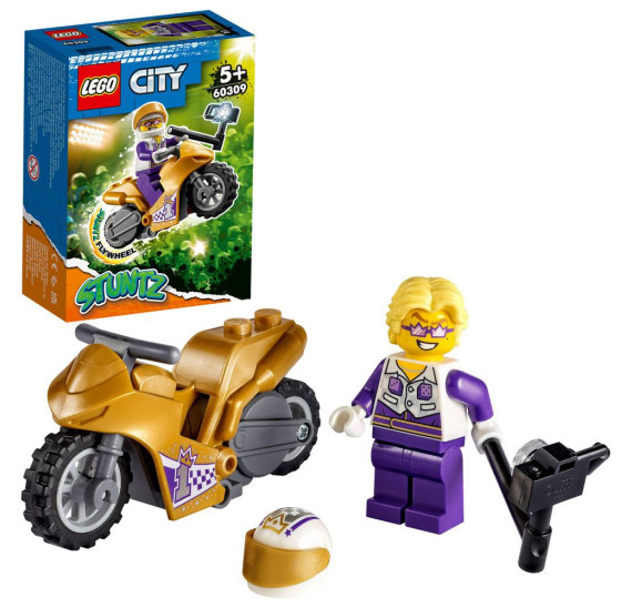 LEGO City 60309 Kaskadérská motorka se selfie tyčí