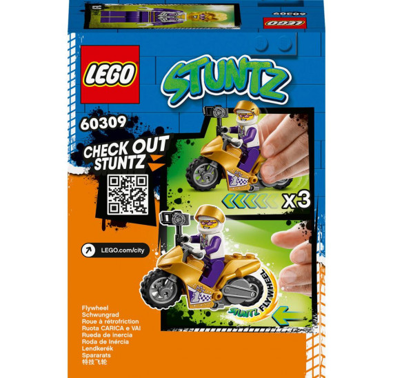 LEGO City 60309 Kaskadérská motorka se selfie tyčí