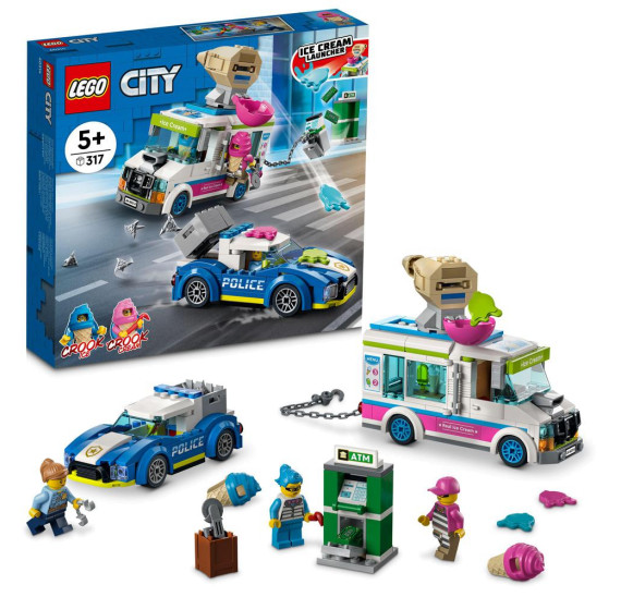 LEGO City 60314 Policejní honička se zmrzlinářským vozem