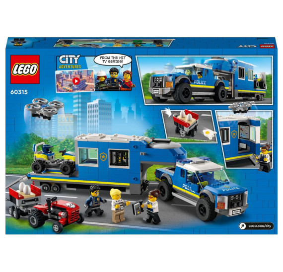 LEGO City 60315 Mobilní velitelský vůz policie