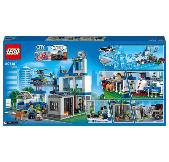 LEGO City 60316 Policejní stanice