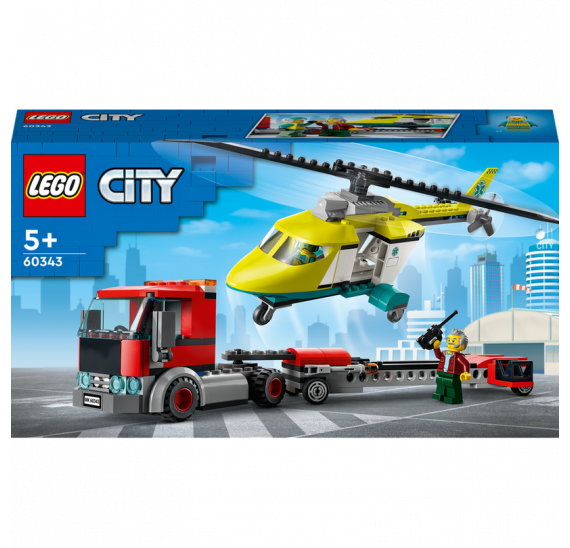 LEGO City 60343 Přeprava záchranářského vrtulníku