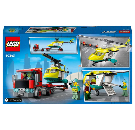 LEGO City 60343 Přeprava záchranářského vrtulníku