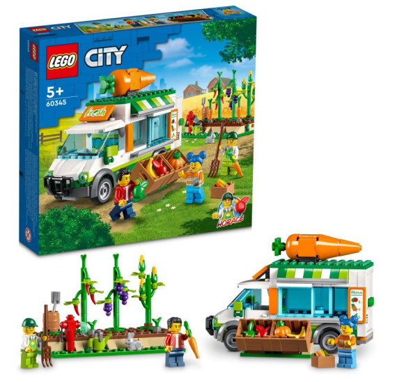 LEGO City 60345 Dodávka na farmářském trhu