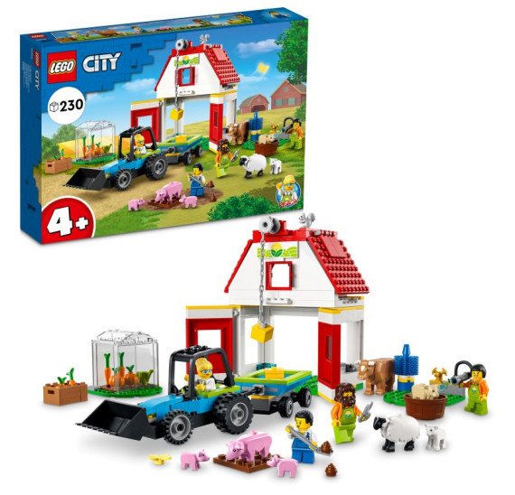 Lego City 60346 Stodola a zvířátka z farmy