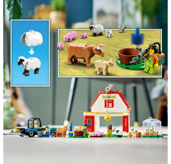 Lego City 60346 Stodola a zvířátka z farmy