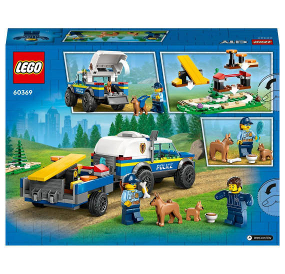 LEGO® City 60369 Mobilní cvičiště policejních psů