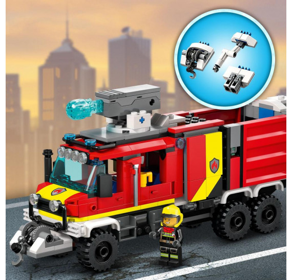 LEGO® City 60374 Velitelský vůz hasičů