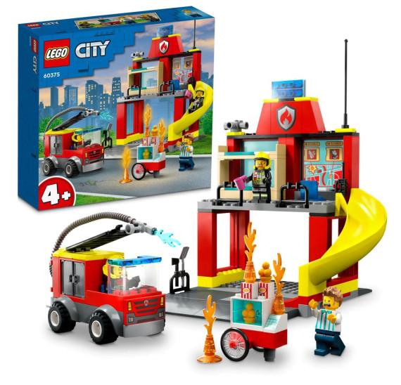 LEGO® City 60375 Hasičská stanice a auto hasičů