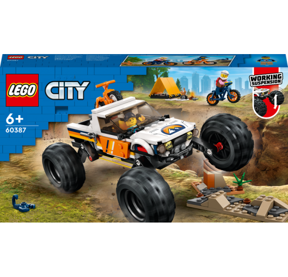 LEGO® City 60387 Dobrodružství s teréňákem 4x4