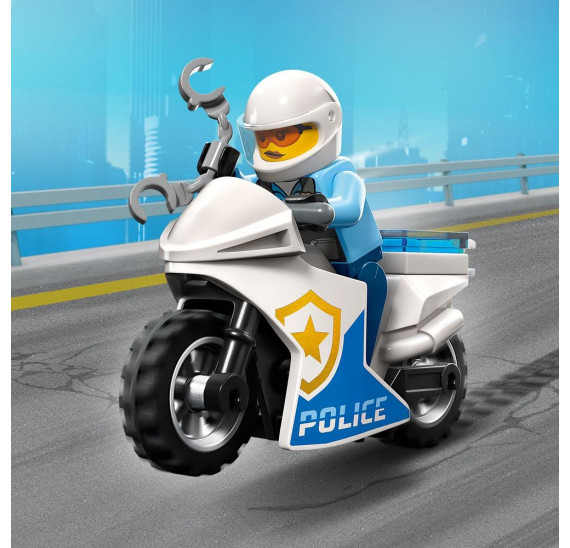 LEGO® City 60392 Honička auta s policejní motorkou