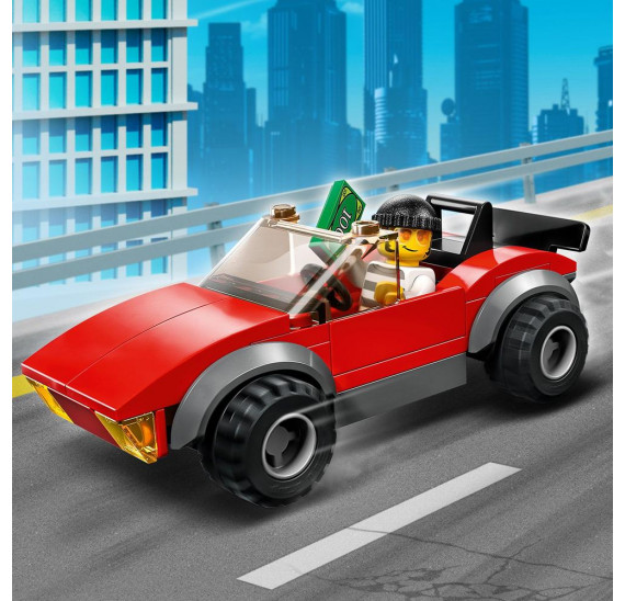 LEGO® City 60392 Honička auta s policejní motorkou