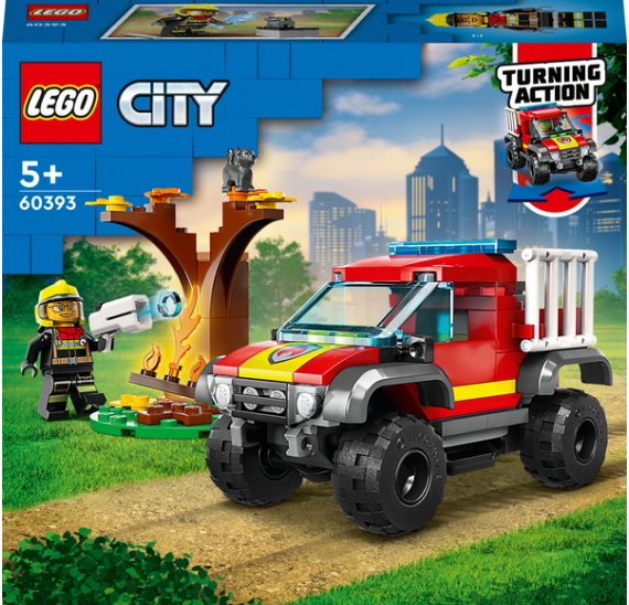 LEGO® City 60393 Hasičský tereňák 4x4