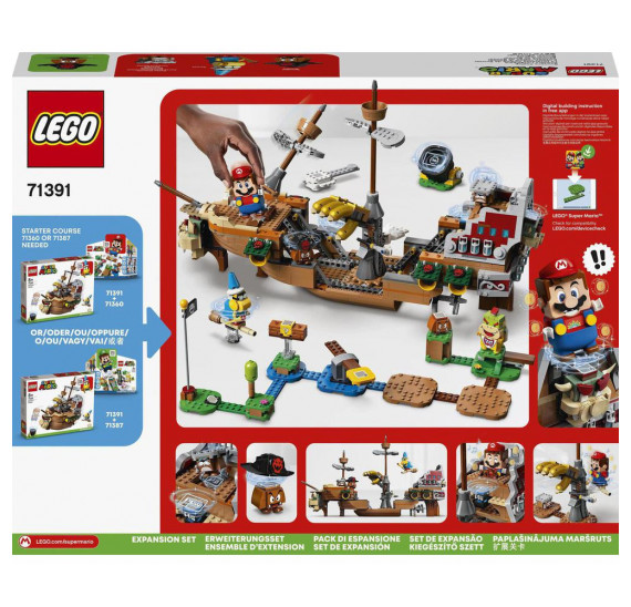 LEGO® Super Mario™ 71391 Bowserova vzducholoď – rozšiřující set