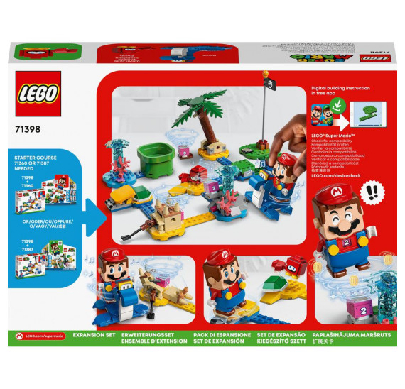 LEGO Super Mario 71398 Na pláži u Dorrie