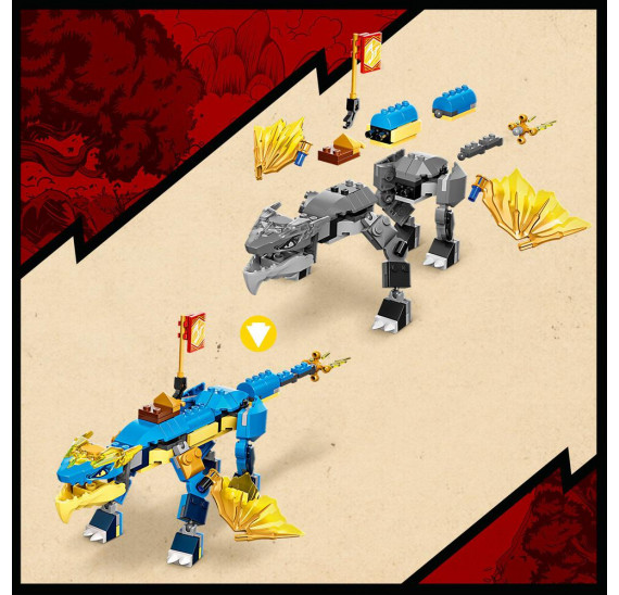 LEGO NINJAGO 71760 Jayův bouřlivý drak