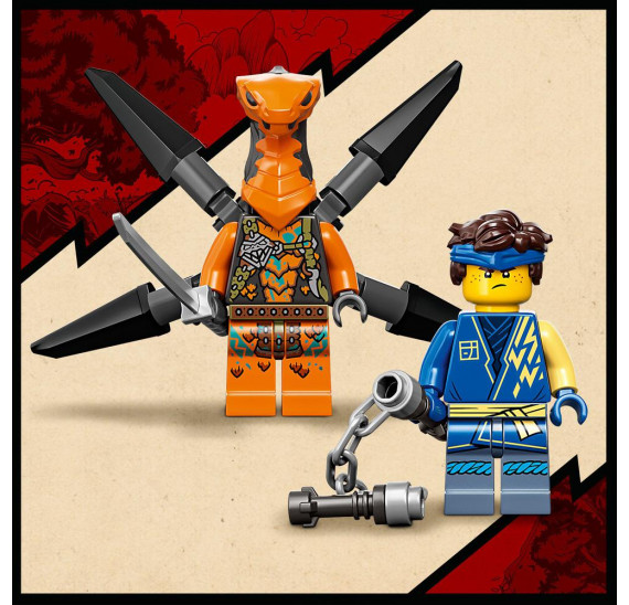 LEGO NINJAGO 71760 Jayův bouřlivý drak