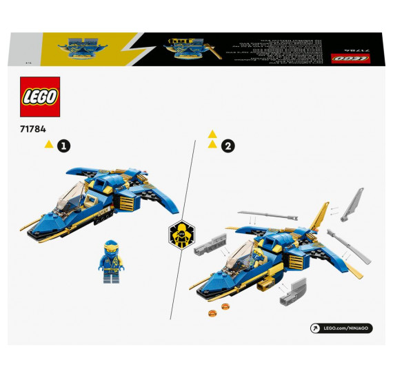 LEGO® NINJAGO® 71784 Jayova blesková stíhačka EVO