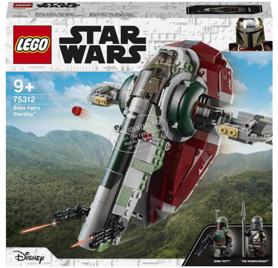 LEGO® Star Wars™ 75312 Boba Fett a jeho kosmická loď