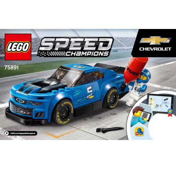 LEGO Speed Champions 75891 Chevrolet Camaro ZL1 Race Car